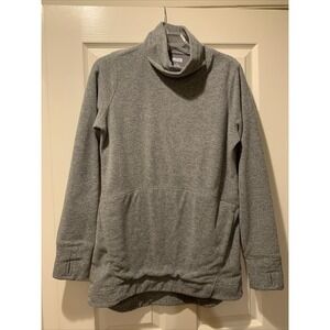 Duluth Trading Co. Tunic Shirt‎ Womens Medium Gray Fleece Pullover S